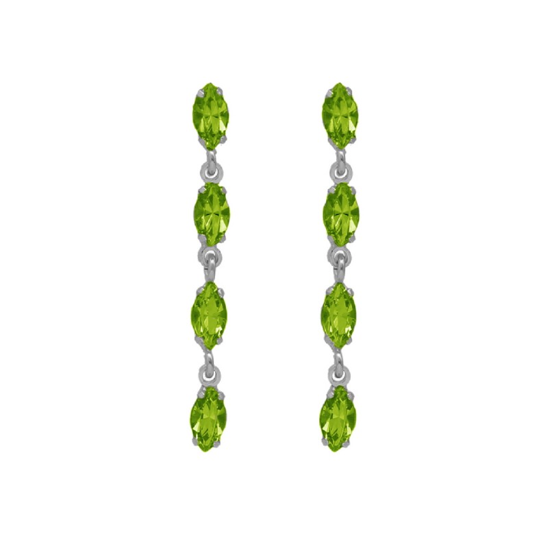 PENDIENTES ARO PERIDOT DE LAS ESTACIONES                                                            