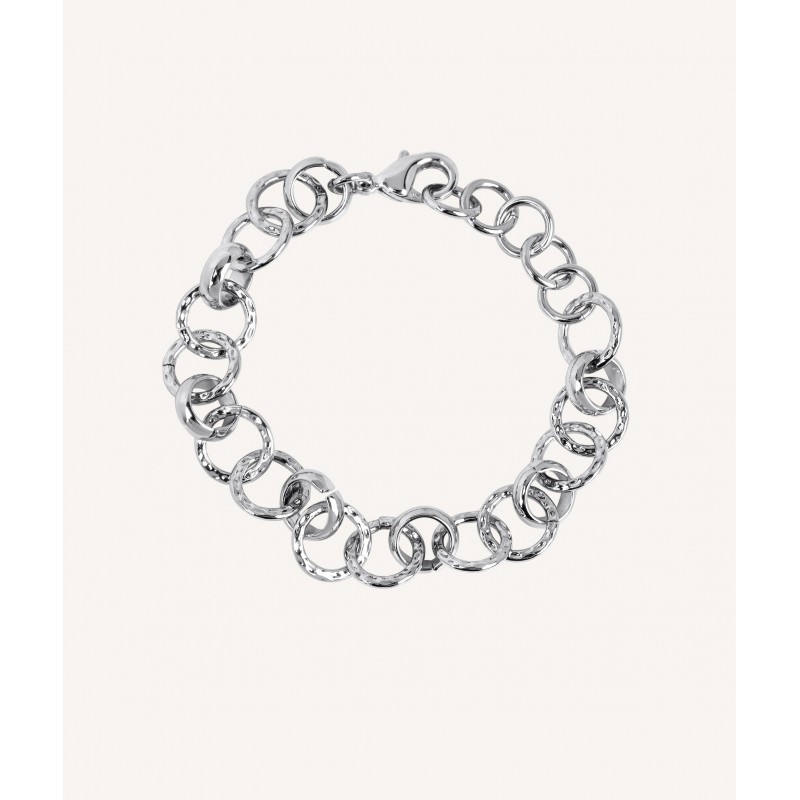 PULS.ESLABONES 17+3CM PLATEADA                                                                      