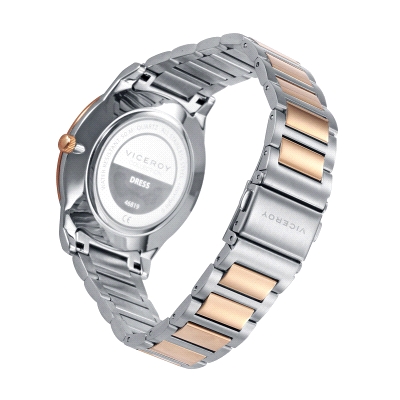 RELOJ ACERO IP ROSA BRAZALETE SR VA                                                                 