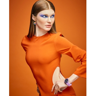 PEND ACERO IP DORADO Y RESINA SRA FN                                                                