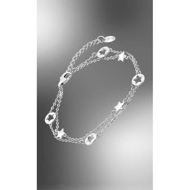 LOTUS SILVER PULSERA SRA.DOBLE-CAD.ESTRE                                                            