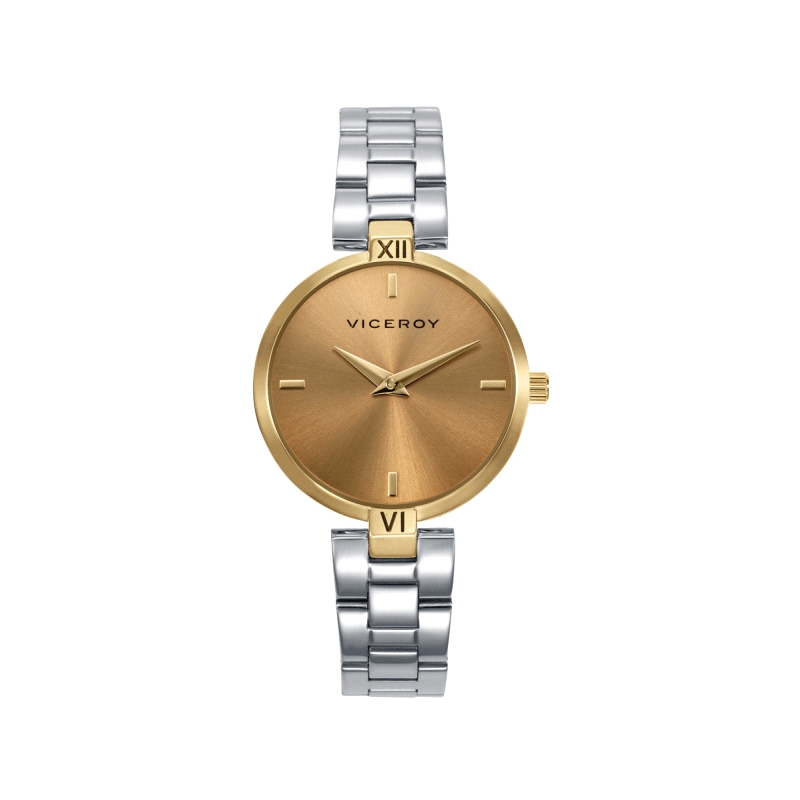 RELOJ ACERO IP DORADO BRAZALETE SRA VA                                                              