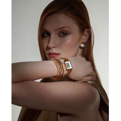 RELOJ ACERO IP DORADO BRAZALETE SRA VA                                                              