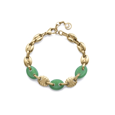 PULS ACERO IP DORADO PIEDRA NAT SRA FASHION                                                         