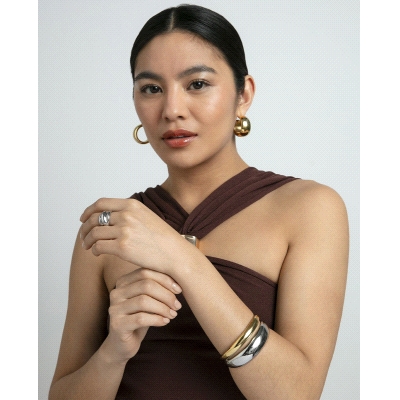 PULS ACERO E IP DORADO RIGIDA SRA FASHION                                                           