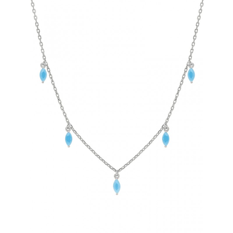 MAREA PLATA 925 COLLAR SANTORINI                                                                    