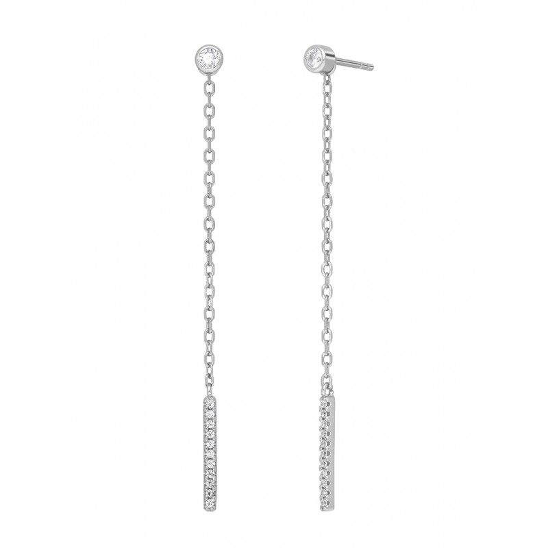 MAREA PLATA 925 PENDIENTES ZOE                                                                      