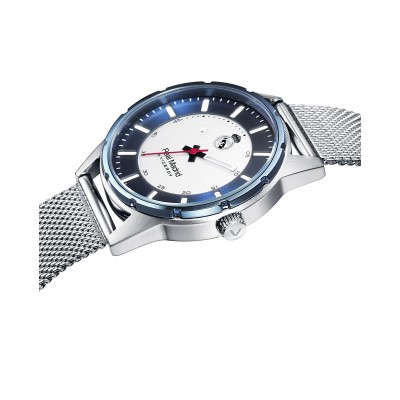 RELOJ ACERO IP AZUL BRAZALETE VA R. MADRID                                                          