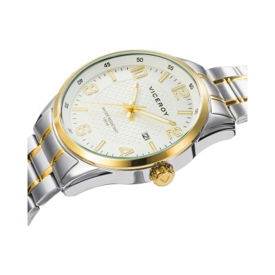 RELOJ ACERO IP DORADO BRAZALETE SR VA                                                               